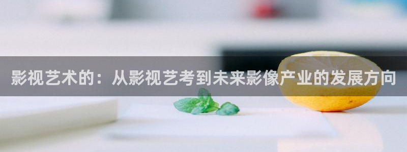 金牌影院电影：影视艺术的：从影视艺考到未来影像产业的发展方向