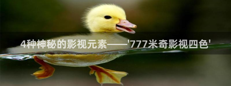 现在就出发金牌影院：4种神秘的影视元素——\'777米奇影视四色\'